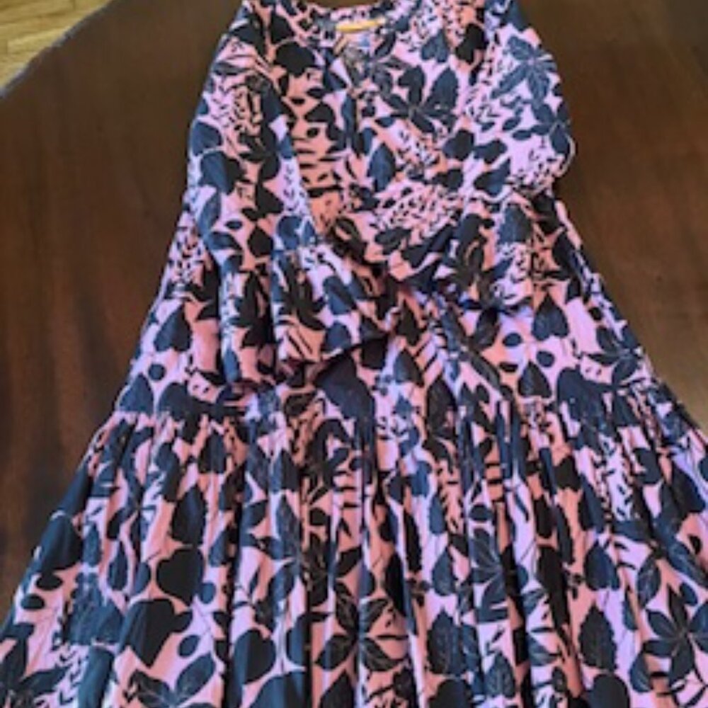 Oliphant Bell Sleeve Tiered Min size XS, Willow Dusty Rose